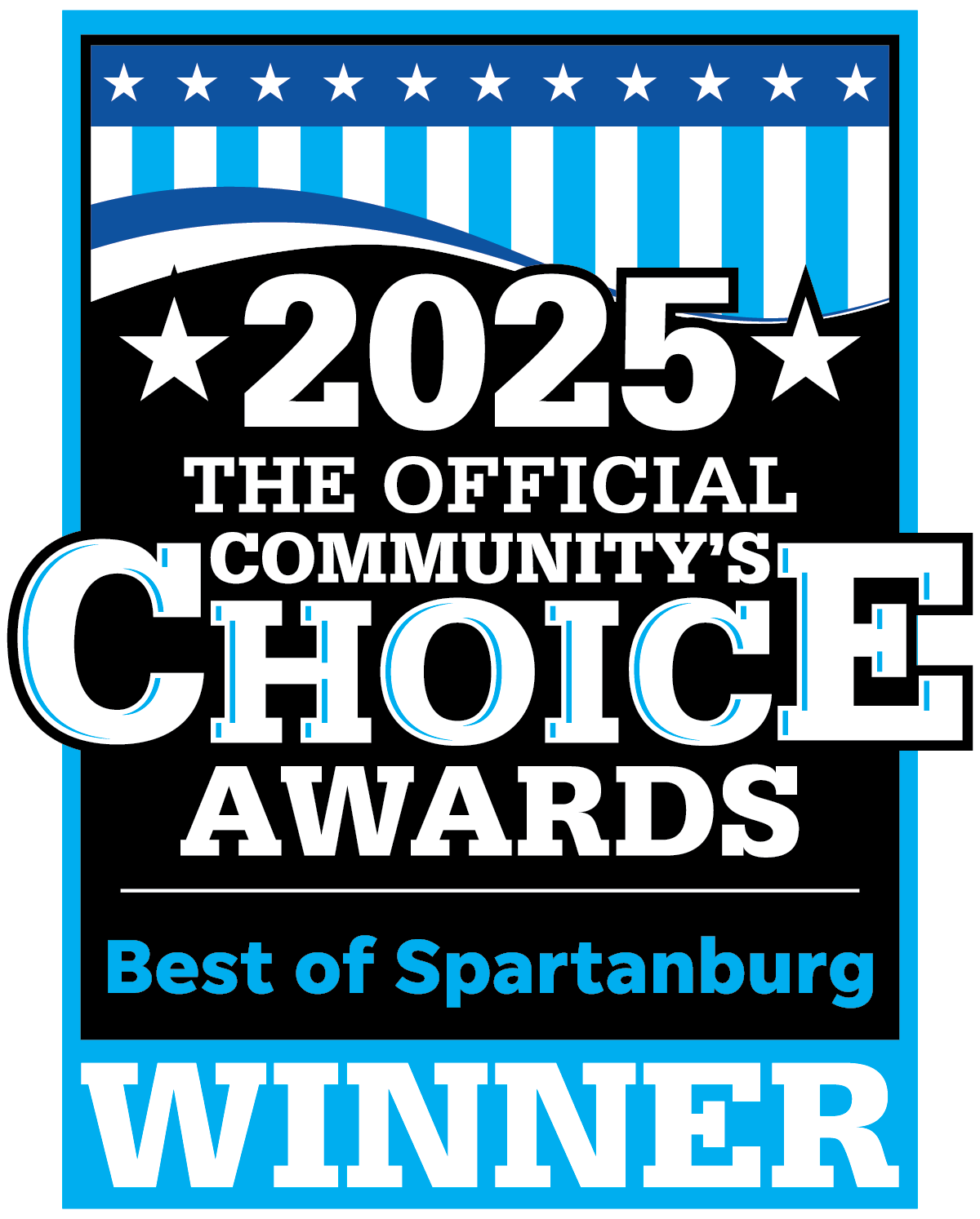 Graphic for the 2025 Spartanburg Winner logo