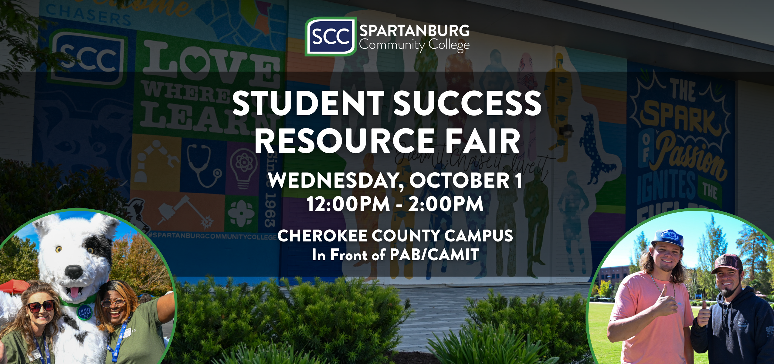 Graphic for the Student Success Career Fair on Oct 1, 2025