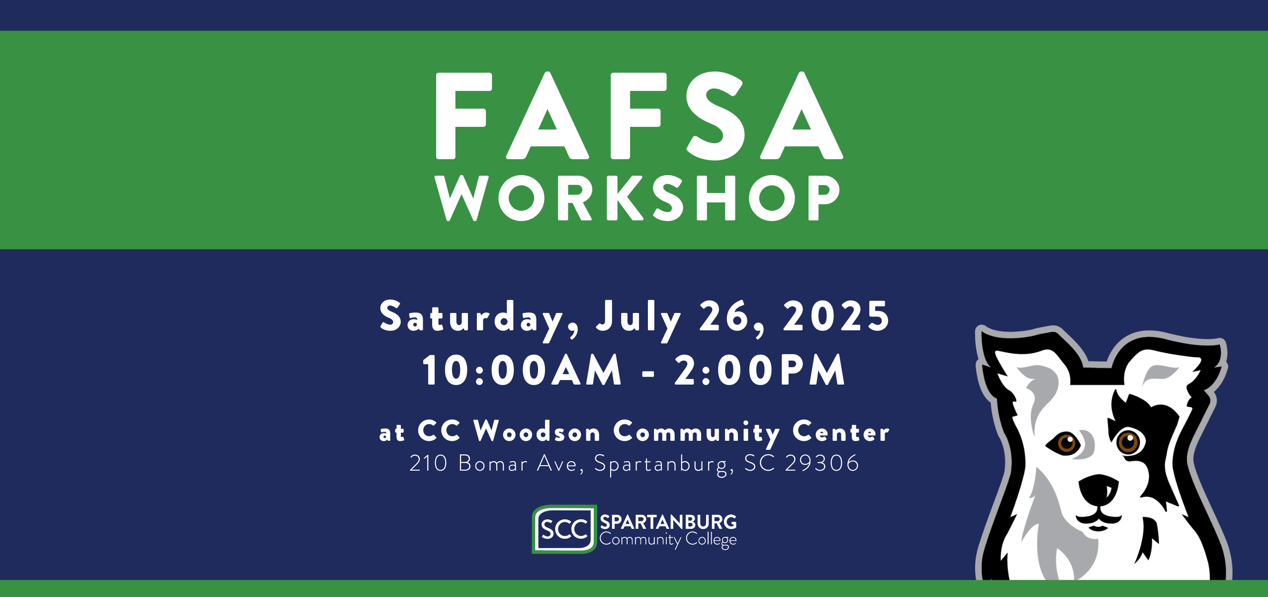 Graphic for FAFSA workshop