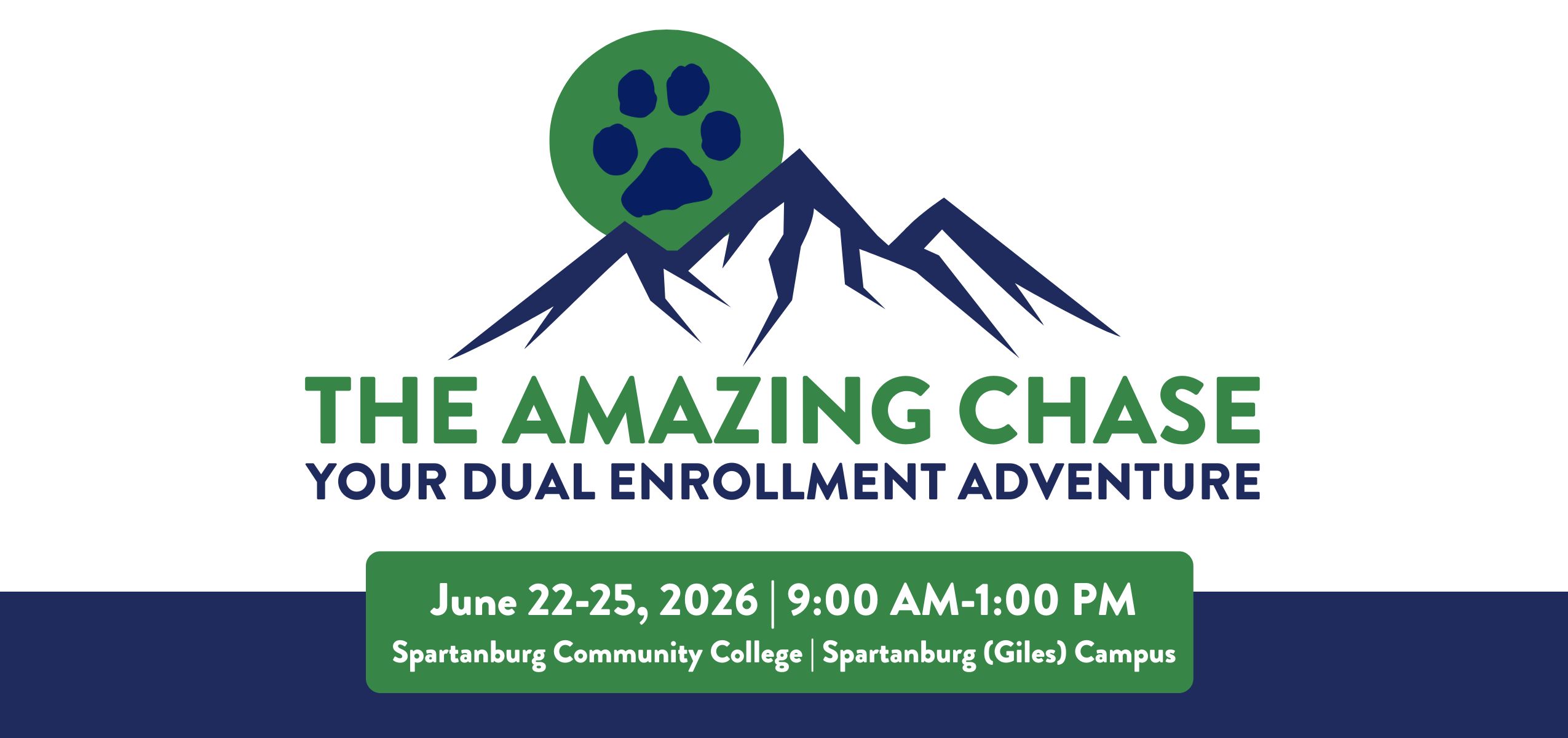 Graphic for The Amazing Chase Dual Enrollment Adventure June 22-25, 2026