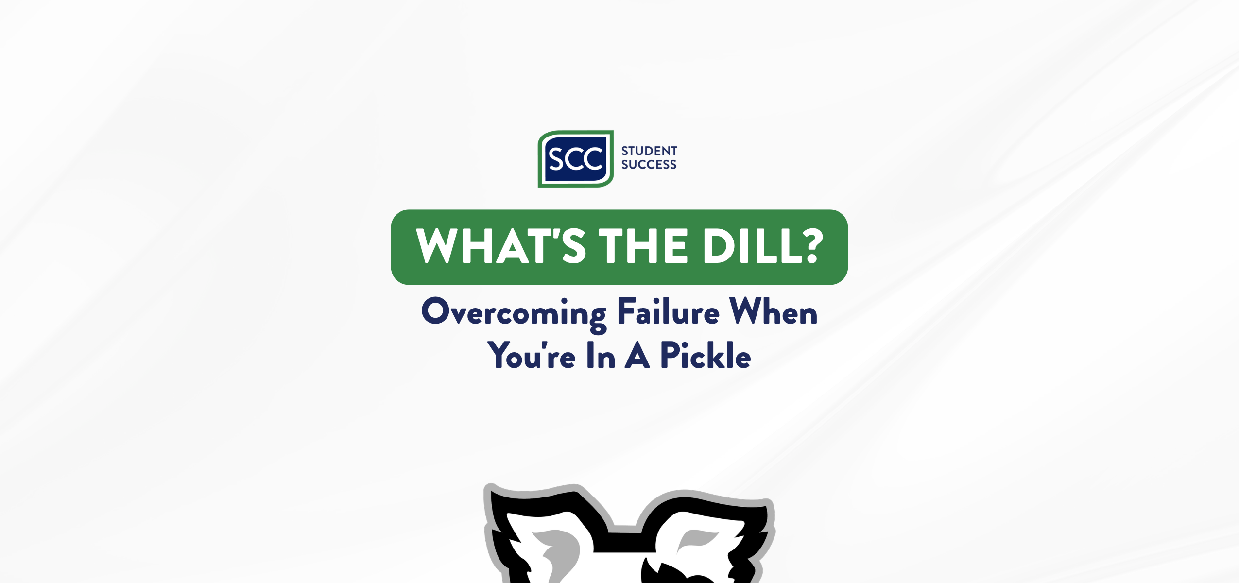 A graphic for the SCC Student Success event titled 