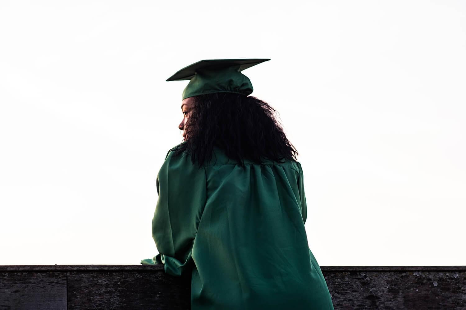 Graduate looking to the future