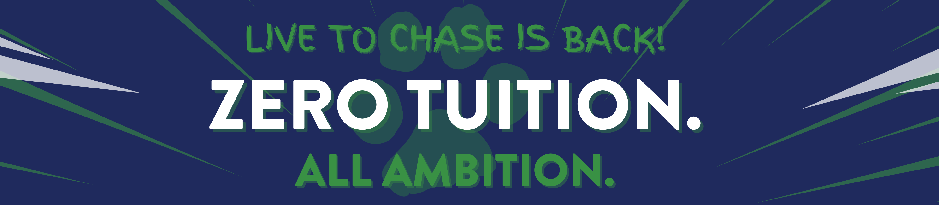 graphic banner of the 2025 Live to Chase Initiative