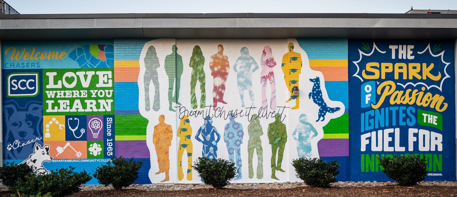 Photo of SCC Spirit Wall