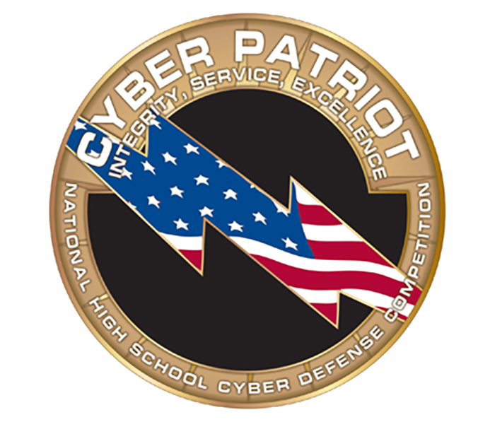 graphic of CyberPatriot button logo