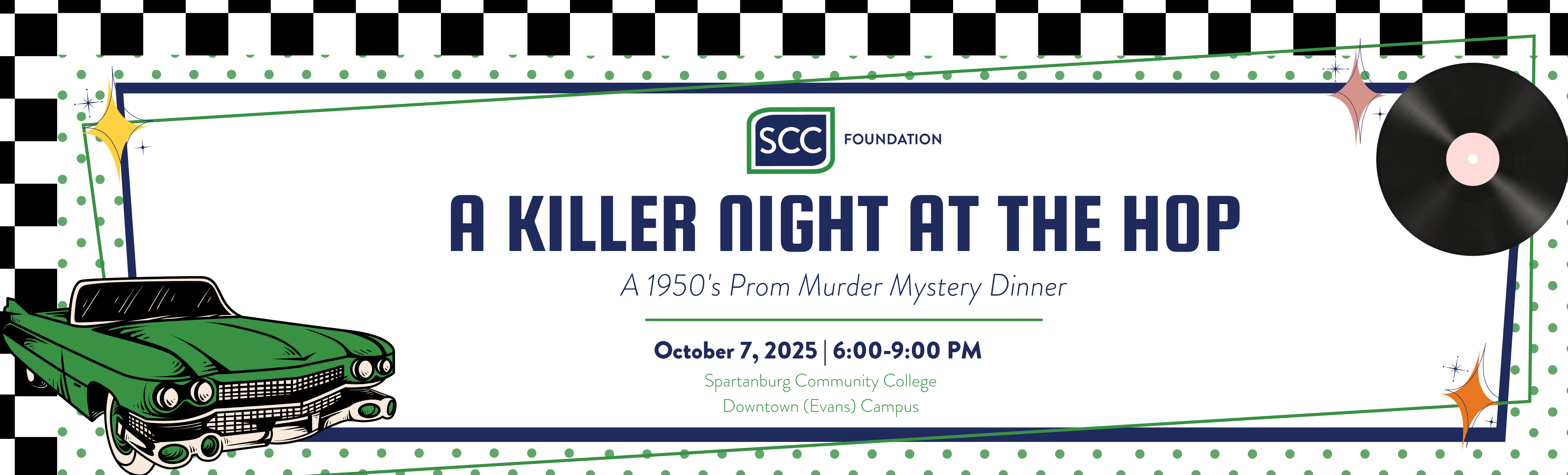 Graphic for Murder Mystery at the Hop